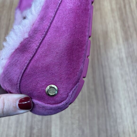UGG Ansley Women’s Purple/Pink Slip On Loafers Slippers Moccasins Size 9 READ - Picture 9 of 9